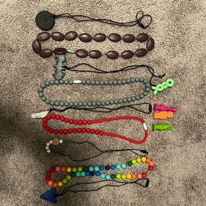 Lot of silicone jewelry.  Never used. Washed in dishwasher. Nwot